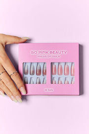 Health & Beauty Heartbreaker / One Size SO PINK BEAUTY Press On Nails 2 Packs