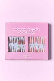 Health & Beauty SO PINK BEAUTY Press On Nails 2 Packs