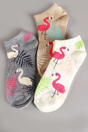 Flamingo Low Cut Socks 12 Pair