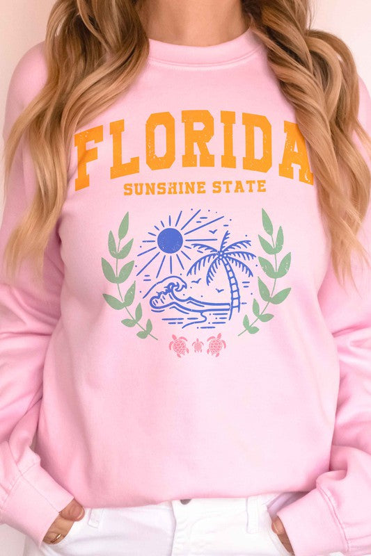 FLORIDA SUNSHINE STATE GRAPHIC SWEATSHIRT