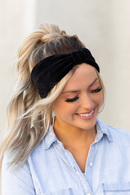 Aili's Corner beauty & Health - hair Black / OneSize Corduroy Headwrap