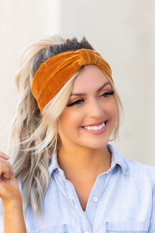 Aili's Corner beauty & Health - hair Camel / OneSize Corduroy Headwrap