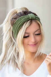 Aili's Corner beauty & Health - hair Olive / OneSize Corduroy Headwrap