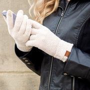 Beige / OneSize CC Chenille Touch Gloves