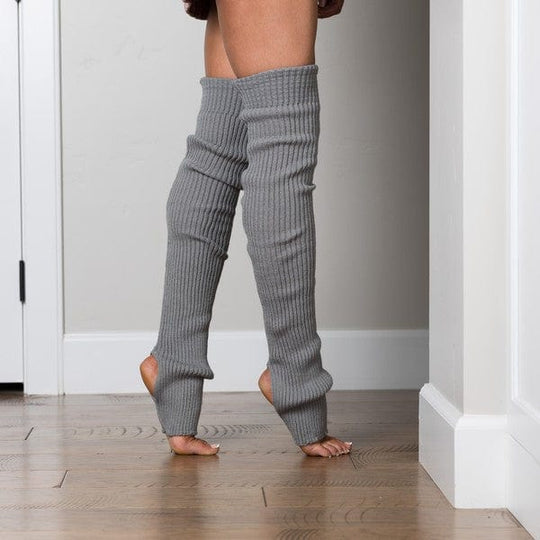 Gray / OneSize Long Stirrup Leg Warmer