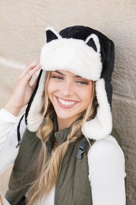 Kitten Ear Trapper Hat