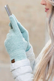 Mint / OneSize CC Chenille Touch Gloves