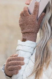 Nude / OneSize CC Chenille Touch Gloves