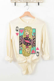 DOLLY QUEEN OF HEARTS LONG SLEEVE TEE