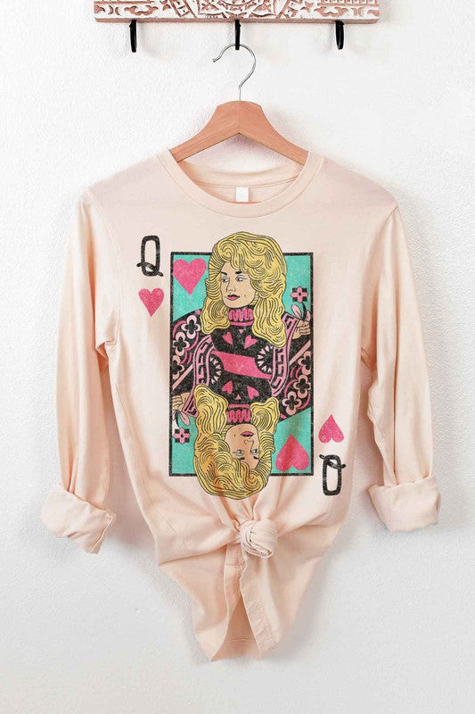 DOLLY QUEEN OF HEARTS LONG SLEEVE TEE