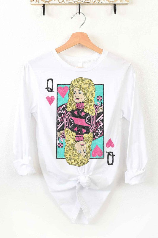 DOLLY QUEEN OF HEARTS LONG SLEEVE TEE