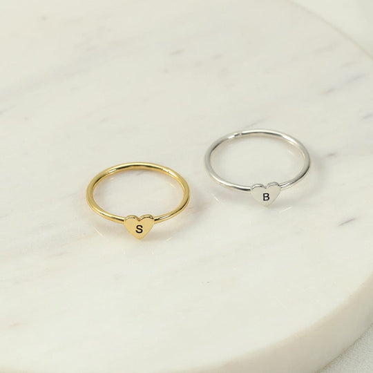 Luxury Customizable Letter Ring