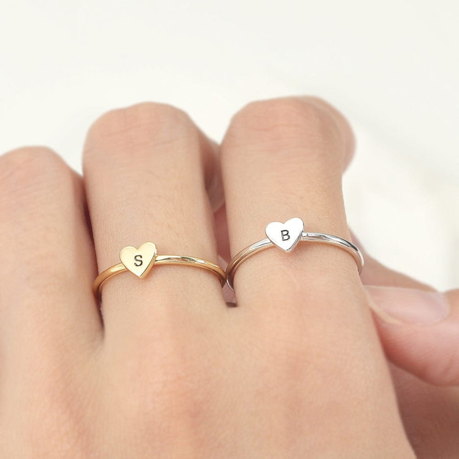 Luxury Customizable Letter Ring