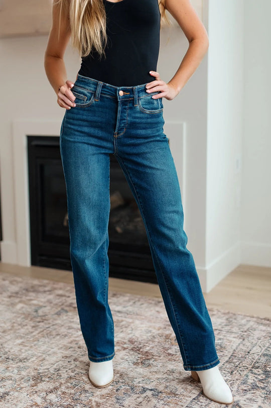 Pants Pippa High Rise Button Fly Dad Jeans