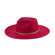 Fashionista Chain Fedora Hat