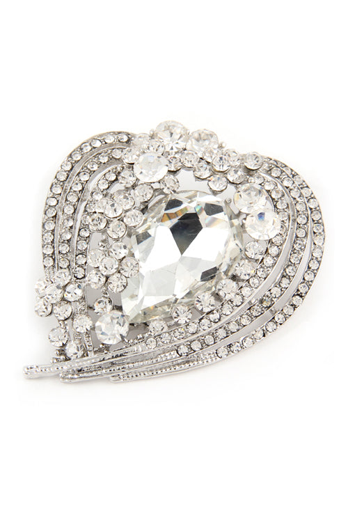 Bella Chic Brooches & Lapel Pins SILVER/SVCL / Os Pendant Brooch