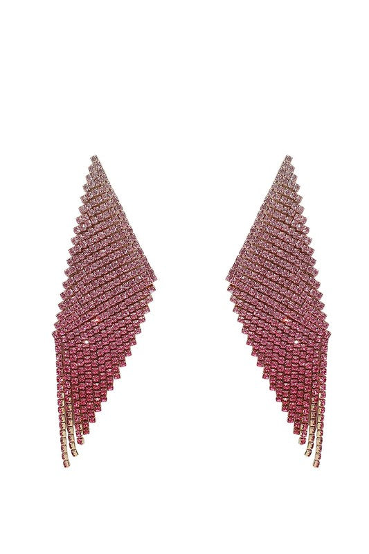 Bella Chic Earrings MULTI / Os Rhinestone Drop Earrings