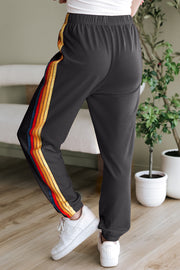 Bella Love Boutique California LLC Bottoms/Pants & Culotte Dark Grey Counting Rainbows High Waist Sweatpants