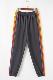 Bella Love Boutique California LLC Bottoms/Pants & Culotte Dark Grey Counting Rainbows High Waist Sweatpants