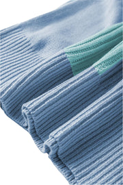Bella Love Boutique California LLC Sweaters & Cardigans/Short Sleeve Sweaters Color Block Crew Neck Short Sleeve Sweater