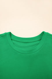 Bella Love Boutique California LLC Tops/Blouses & Shirts Black Ribbed Pearl Beaded Puff Sleeve Top