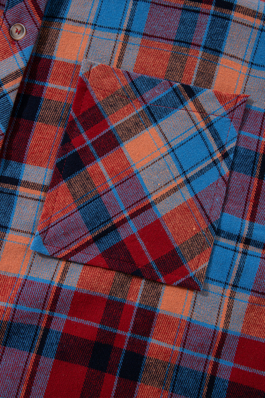 Bella Love Boutique California LLC Tops/Blouses & Shirts Jemmaleigh Red Plaid Print Loose Vintage Shirt