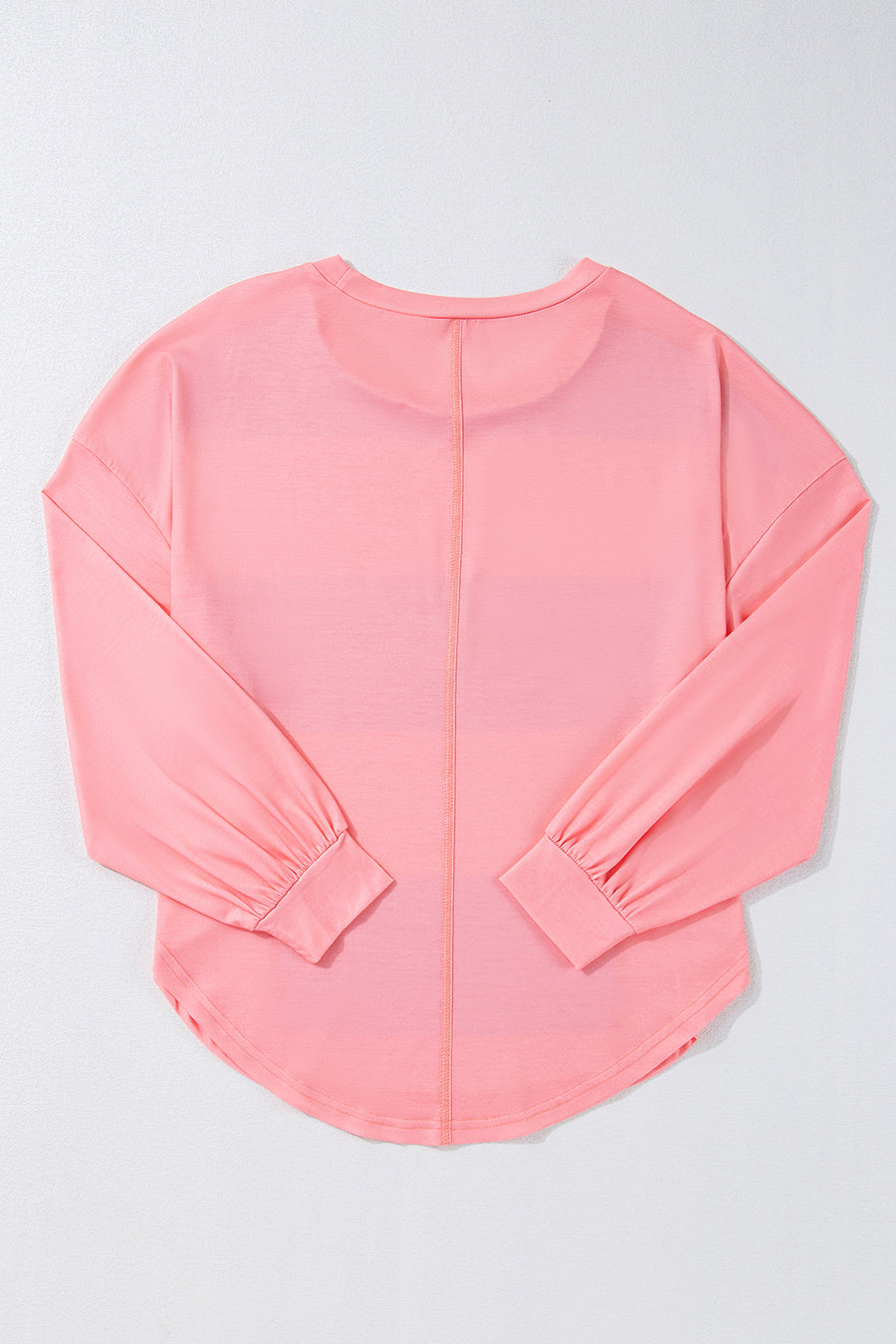 Bella Love Boutique California LLC Tops/Long Sleeve Tops Blue Colorblock Striped Drop Shoulder Loose Top
