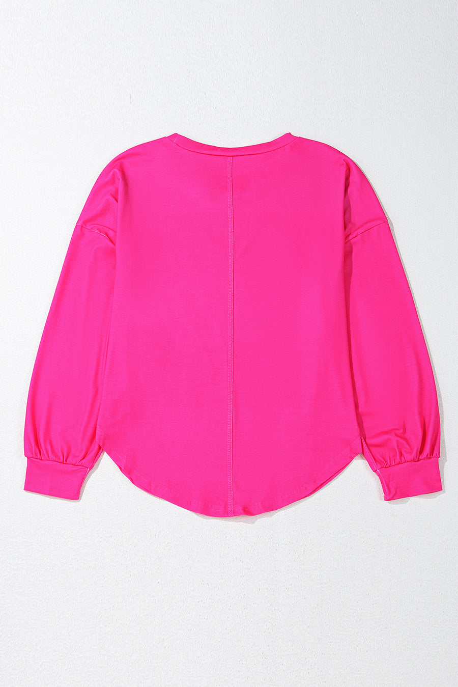 Bella Love Boutique California LLC Tops/Long Sleeve Tops Blue Colorblock Striped Drop Shoulder Loose Top