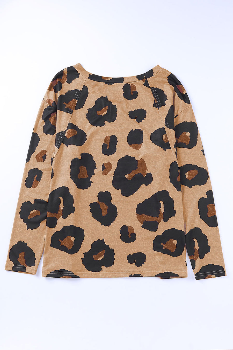 Bella Love Boutique California LLC Tops/Long Sleeve Tops Leopard Print Long Sleeve Loose Top