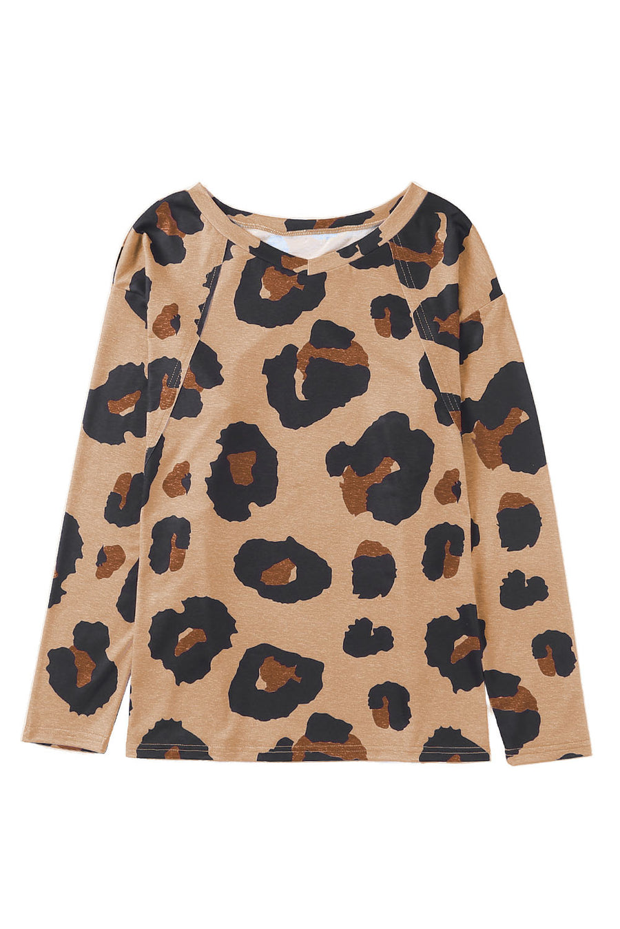 Bella Love Boutique California LLC Tops/Long Sleeve Tops Leopard Print Long Sleeve Loose Top