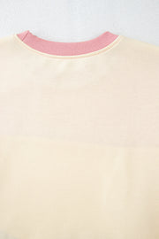 Bella Love Boutique California LLC Tops/Sweatshirts & Hoodies Blossom Colorblock Patchwork Drop Shoulder Sweatshirt