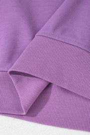 Bella Love Boutique California LLC Tops/Sweatshirts & Hoodies Blossom Colorblock Patchwork Drop Shoulder Sweatshirt