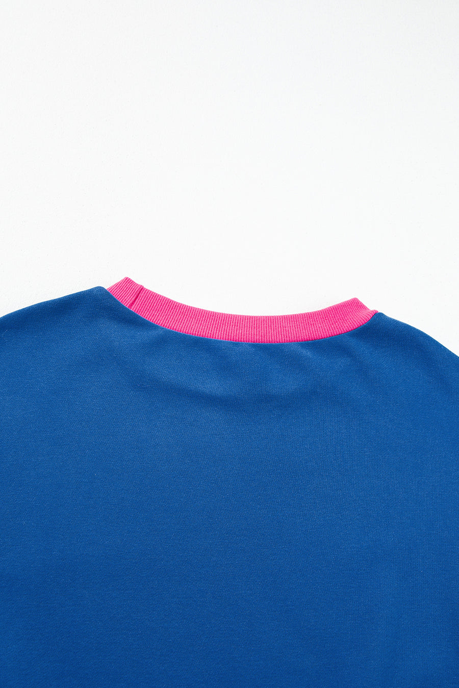 Bella Love Boutique California LLC Tops/Sweatshirts & Hoodies Blue Colorblock Bubble Sleeve Sweatshirt