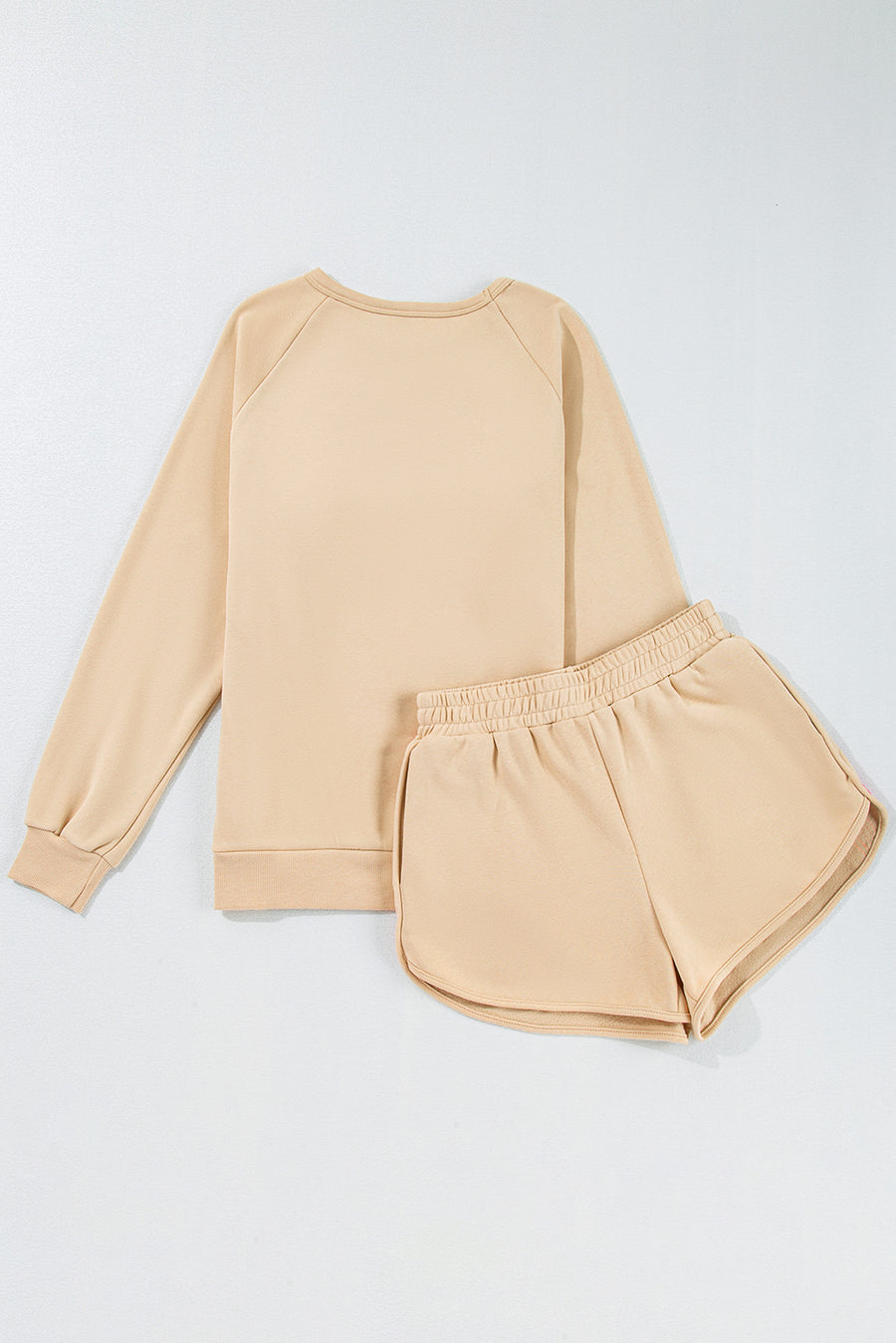 Bella Love Boutique California LLC Two Piece Sets/Short Sets Bonbon Striped Accent Pullover and Shorts Two Piece Casual Set