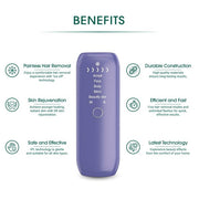 BeNat Health & Beauty As shown / One Size Laser IPL Hair Remover