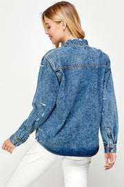 Oversized Denim Shirt