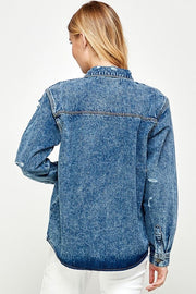 Oversized Denim Shirt