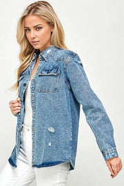 Oversized Denim Shirt