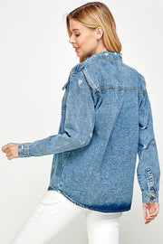 Oversized Denim Shirt