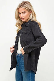 Oversized Denim Shirt