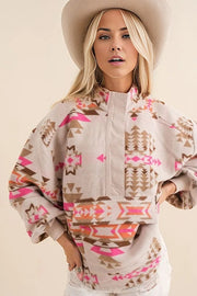 Blue B Exclusive Aztec Western Pullover