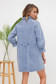 Washed Denim Dress