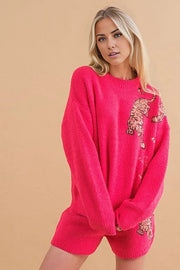 Tiger Star Cozy Soft Knitted Lounge Set