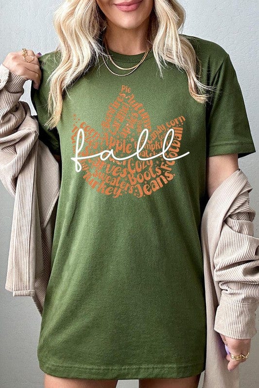 Fall Short Dleeve Graphic Tee