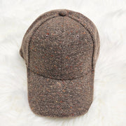 Breezy Tweed Ball Cap Fall Fashion Autumn Hat