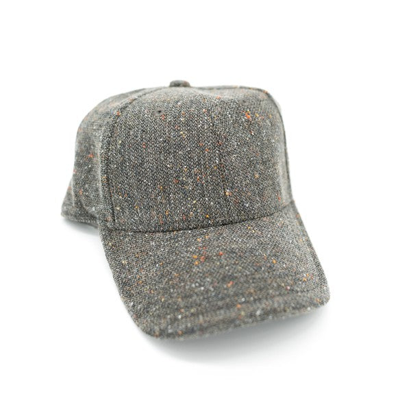 Breezy Tweed Ball Cap Fall Fashion Autumn Hat