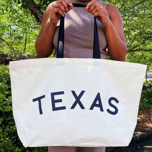 Ellison and Young Tote Bags Texas / OS My "State" of Mind Canvas Tote