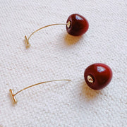 Ellison and Young Cherry / OS Sweet Cherry Drop Earrings