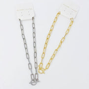 Toggle Chain Link Necklace