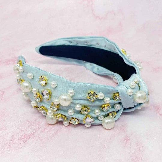 Jeweled Satin Headband